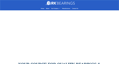 Desktop Screenshot of jrkbearings.com
